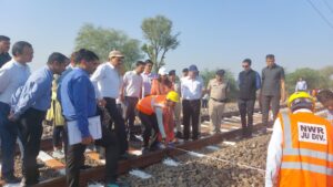 deputy-general-manager-of-railway-did-annual-inspection-of-marwar-luni-jodhpur-railway-section