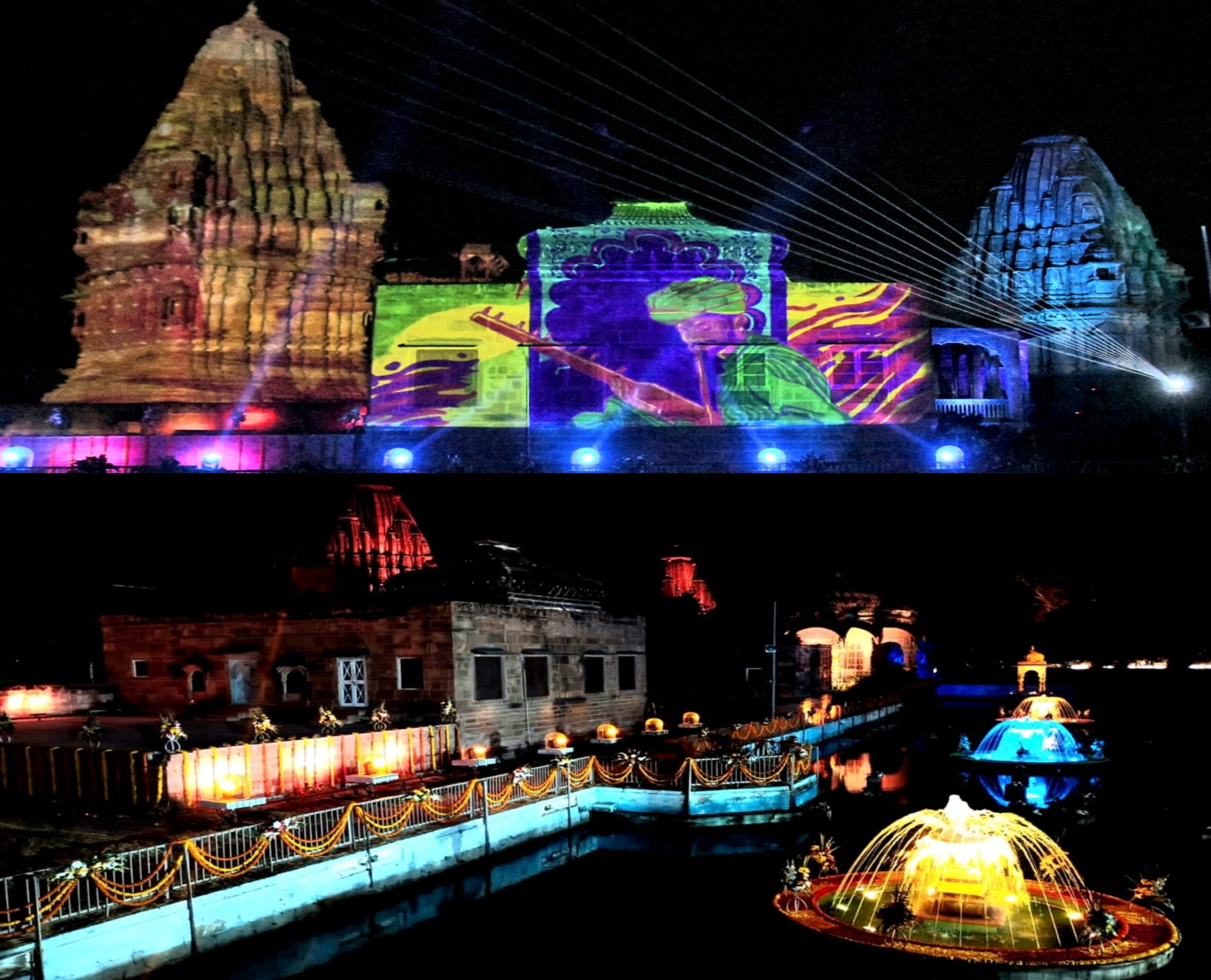 chief-minister-inaugurated-3-d-light-and-sound-show-in-mandore-garden