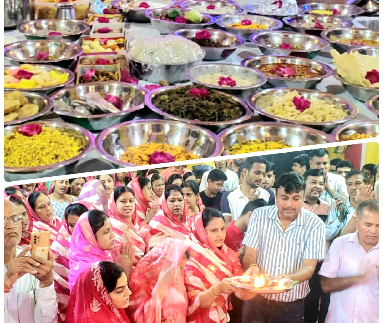 Fifty-six offerings were made to Ganeshji