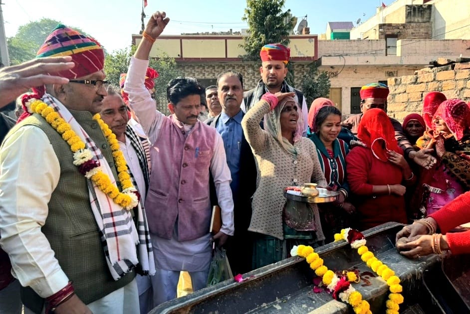 विधायक भंसाली ने किया 90 लाख के सड़क निर्माण कार्य का शुभारंभ