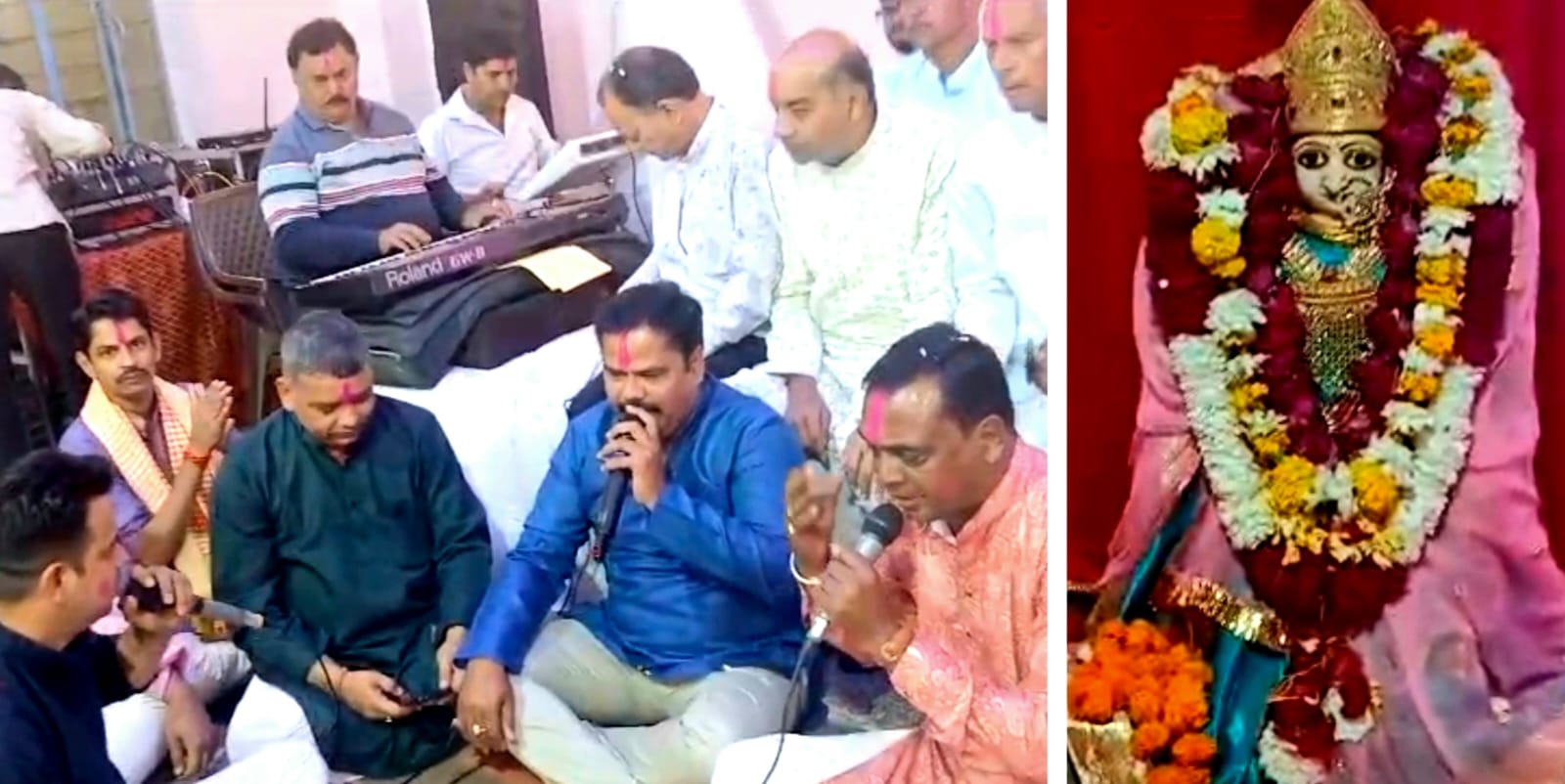 जीवण माता मंदिर में फागोत्सव: होरी गायन से श्रद्धालु सराबोर