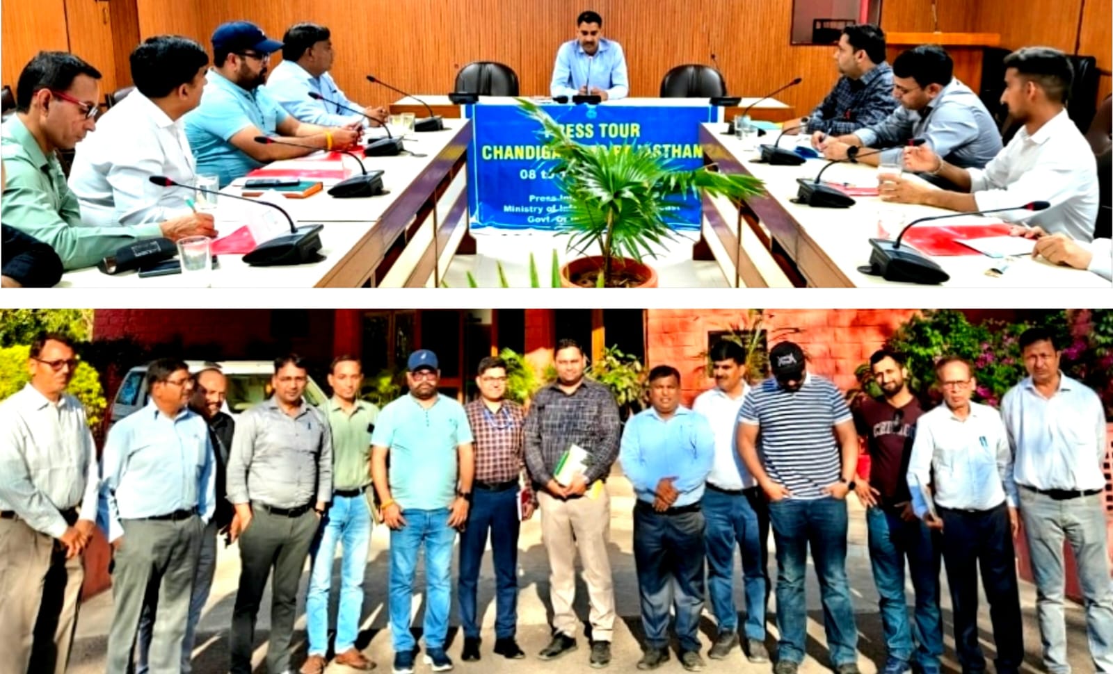 चंडीगढ़ के पत्रकार प्रतिनिधिमंडल ने किया काजरी और आफरी का दौरा
