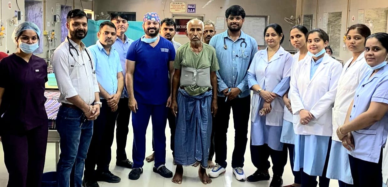 एमजीएच में गॉलब्लैडर के कैंसर का सफल ऑपरेशन