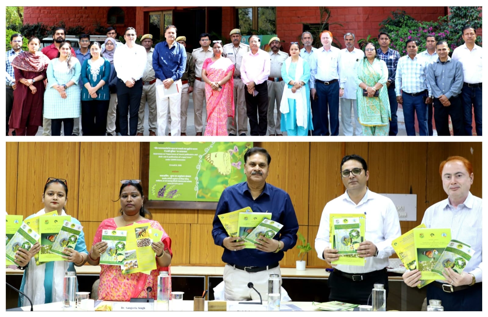 फसलों व वृक्षों के परागण में कीट परागणकर्ताओं की भूमिका पर प्रशिक्षण