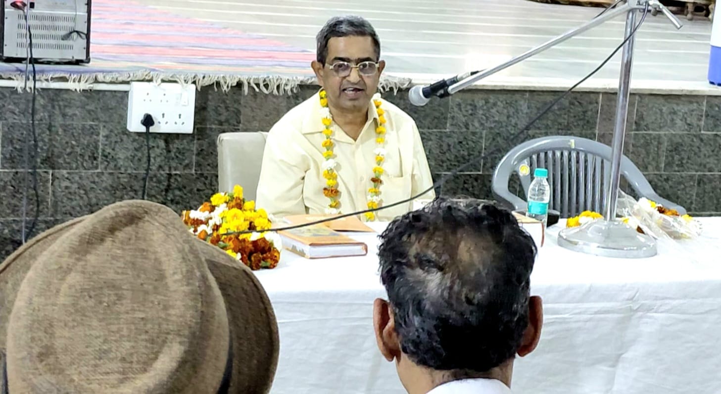 भारत समन्वय धाम में गीता परिचय अभियान,गीता क्लास का आयोजन