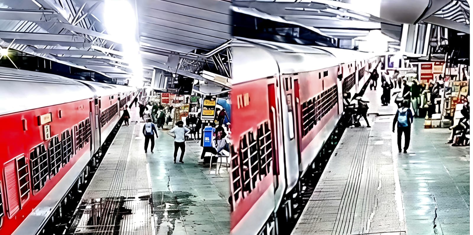 महिला यात्री शहनाज बानो के लिए देवदूत बनी आरपीएफ महिला कांस्टेबल नवीन