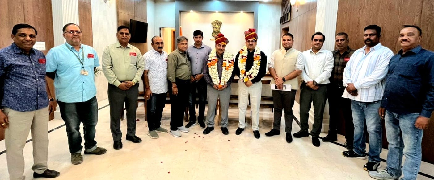 प्रमुख मुख्य इंजीनियर के जोधपुर दौरे पर यूनियन ने किया स्वागत