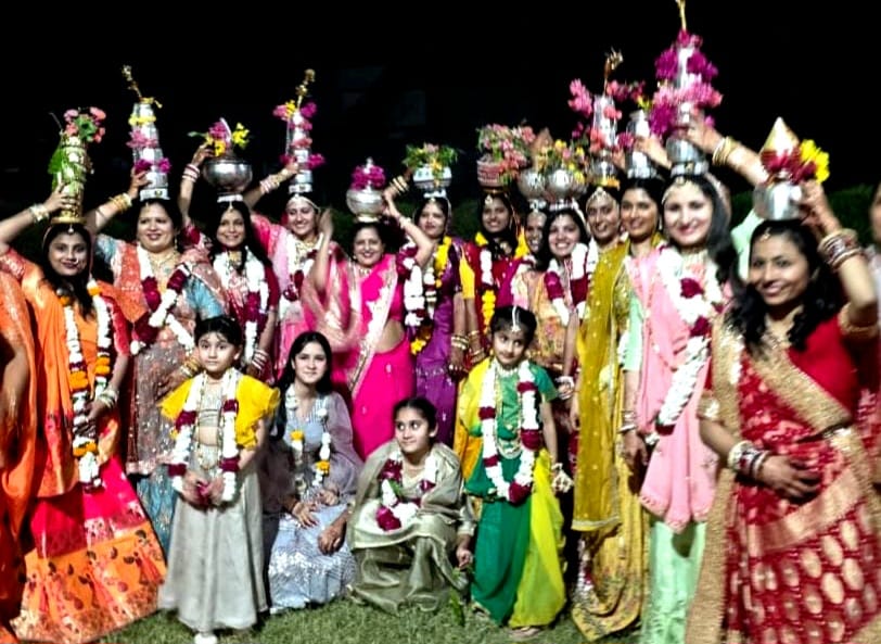 तिजनियों के निकाली जलकलश यात्रा