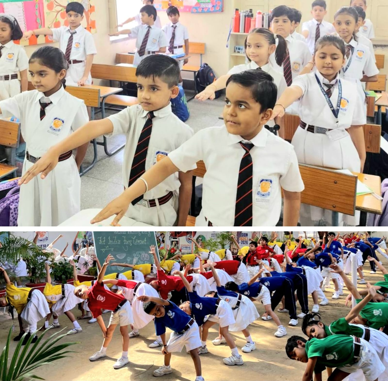 विश्व स्वास्थ्य दिवस पर विद्यार्थियों ने ली स्वस्थ रहने की शपथ