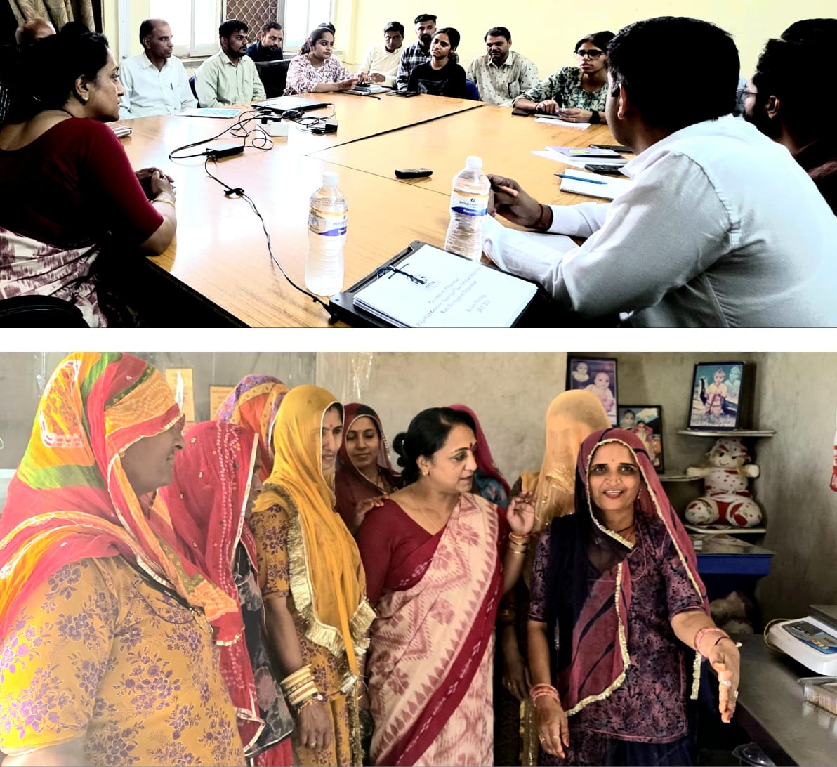 राजीविका की जमीनी हकीकत देखने पहुंचीं प्रियंका गोस्वामी