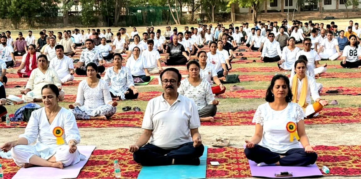 IMA Jodhpur celebrated the 12th International Yoga Day.