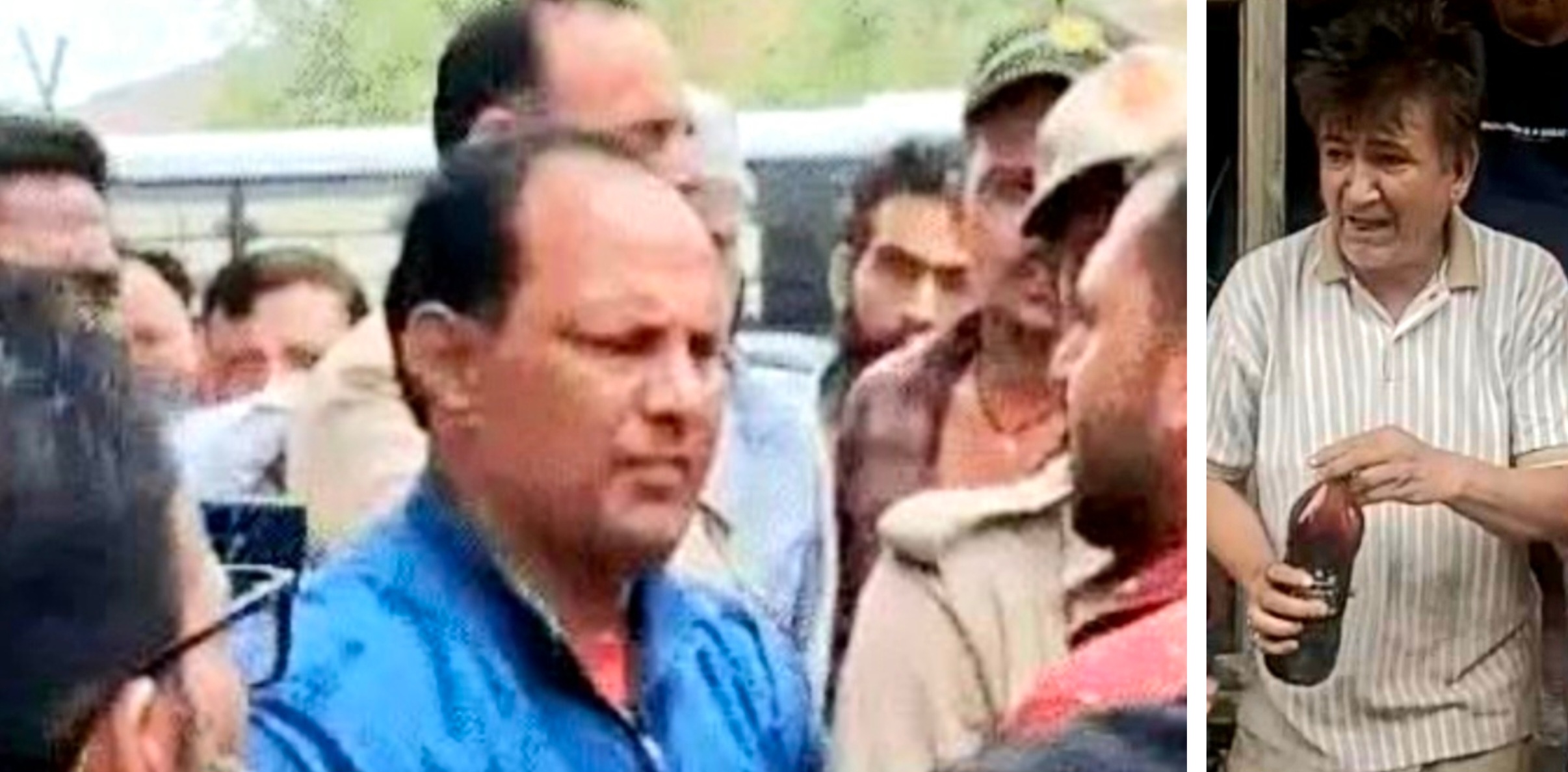 अतिक्रमण हटाने पर हंगामा निगम की टीम से धक्का-मुक्की