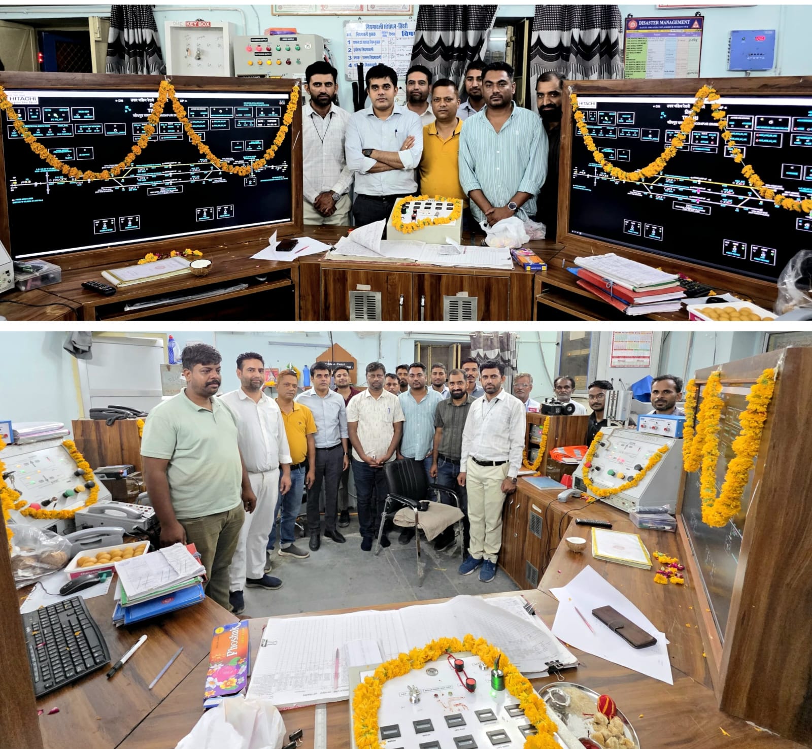 तिंवरी स्टेशन पर विजुअल डिस्प्ले यूनिट प्रणाली प्रारंभ