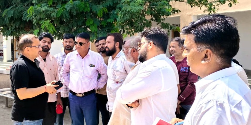 रामदेवरा मेले के मद्देनजर डीआरएम ने लिया पोकरण स्टेशन का जायजा