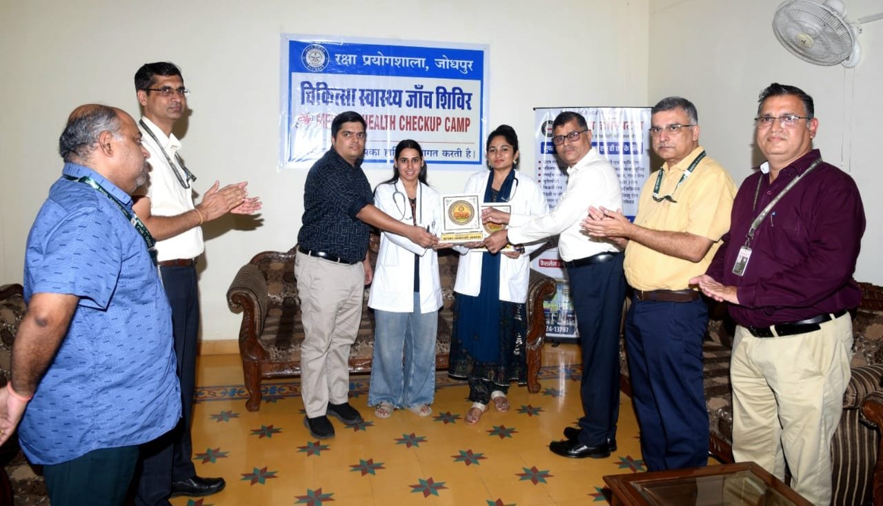 Health check-up camp organized at Defence Laboratory, Jodhpur.