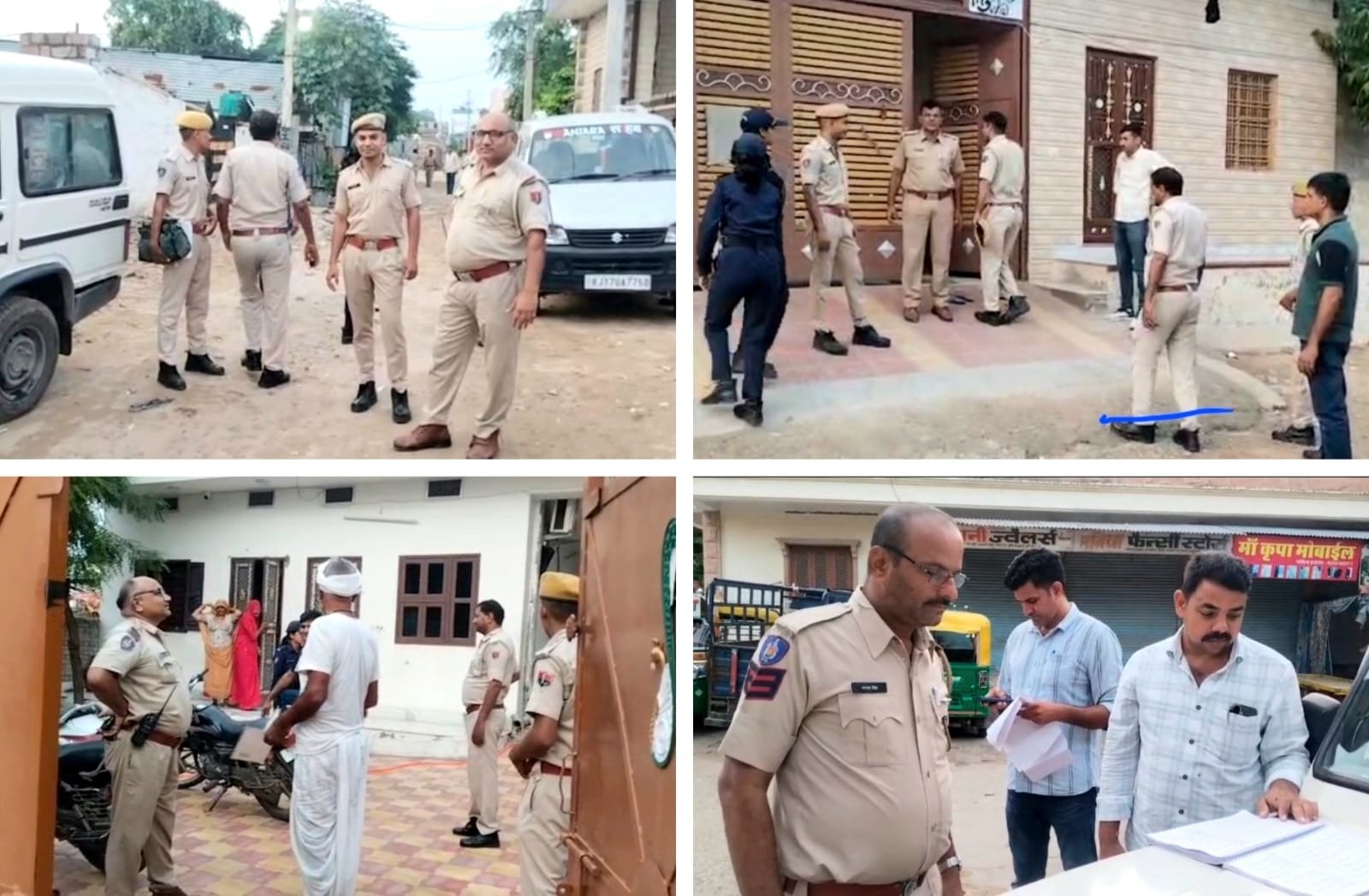 236 पुलिसकर्मियों ने 334 ठिकानों पर दी दबिश108 अपराधी गिरफ्तार