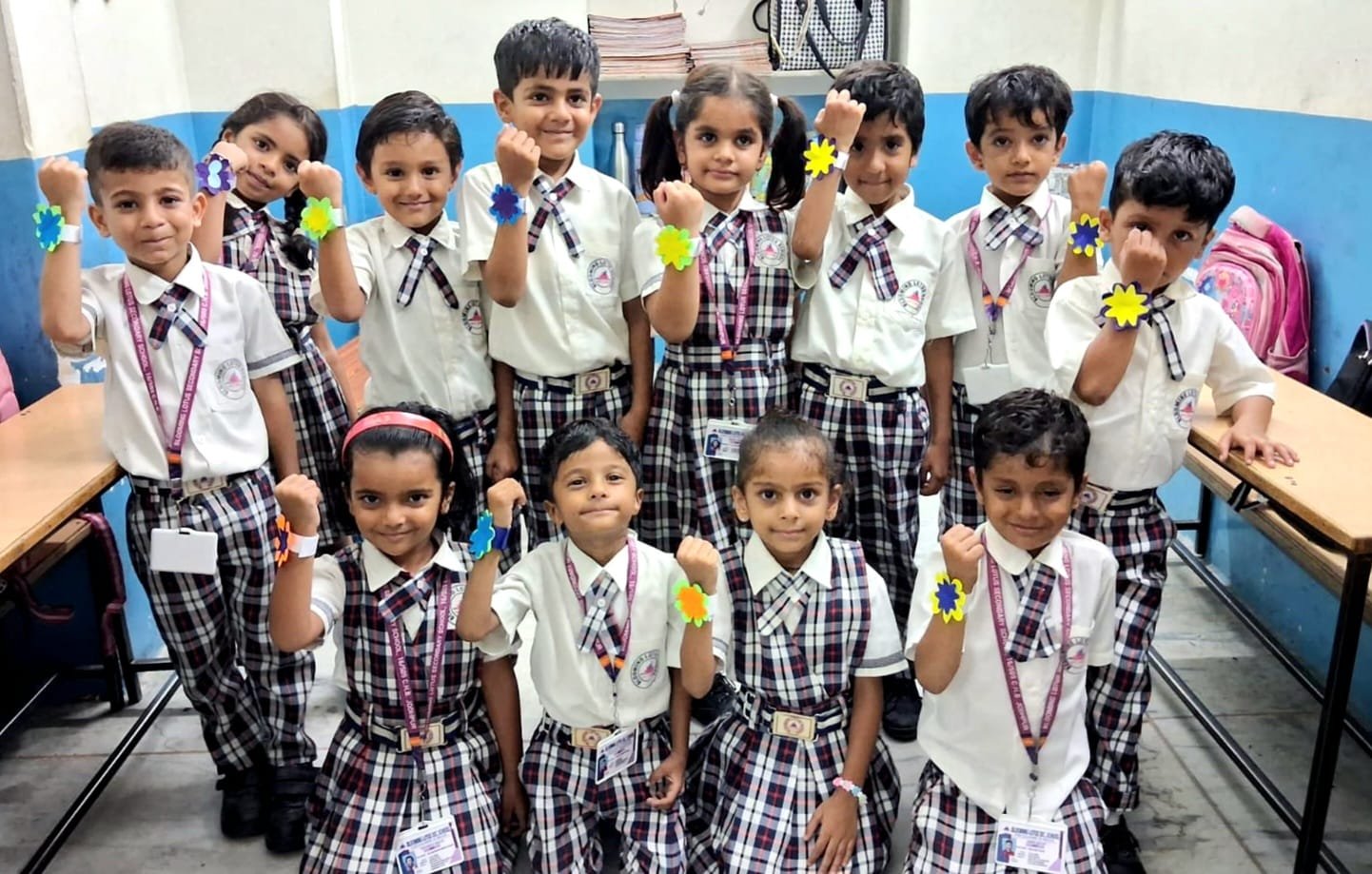 स्कूल में हर्षोल्लास से मनाया रक्षा बंधन पर्व