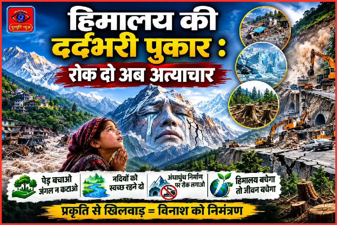 हिमालय की दर्दभरी पुकार: रोक दो अब अत्याचार