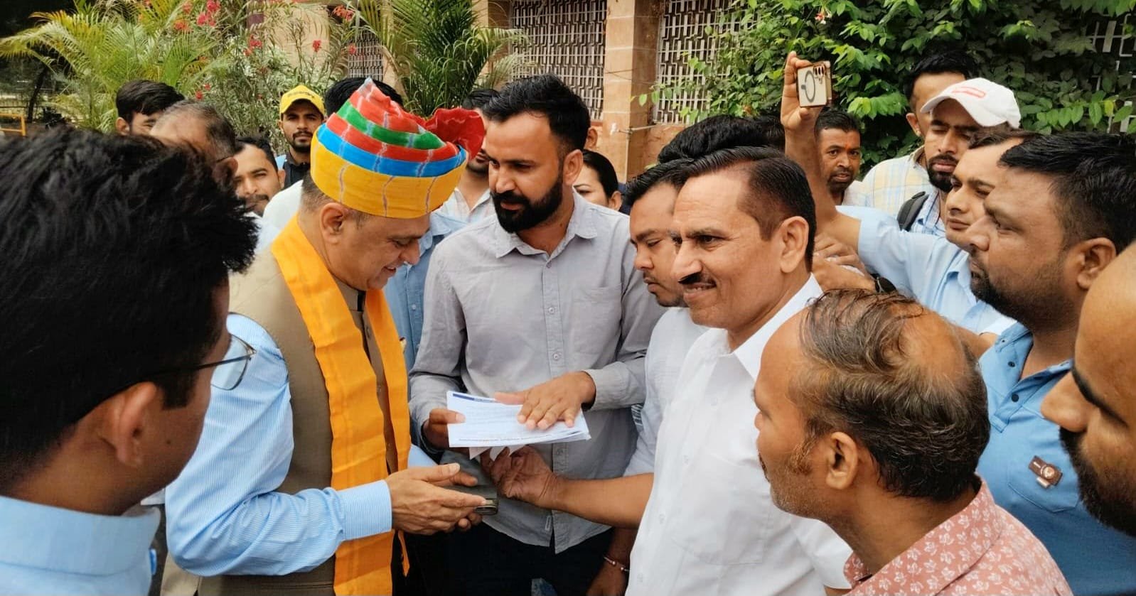 राजस्थान नर्सेज एसोसिएशन ने सीएस को सौंपा ज्ञापन