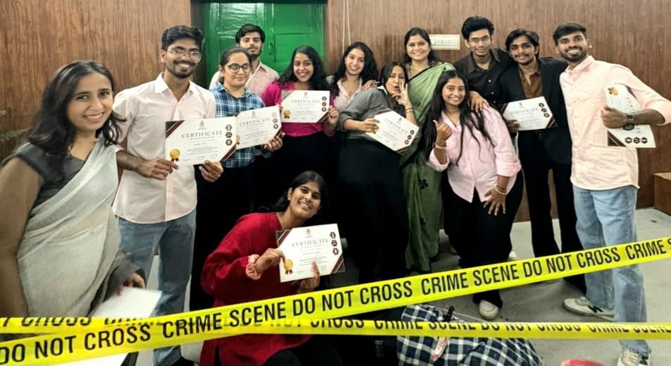 बीएम लॉ कॉलेज में हुई क्राइम सीन इन्वेस्टिगेशन प्रतियोगिता