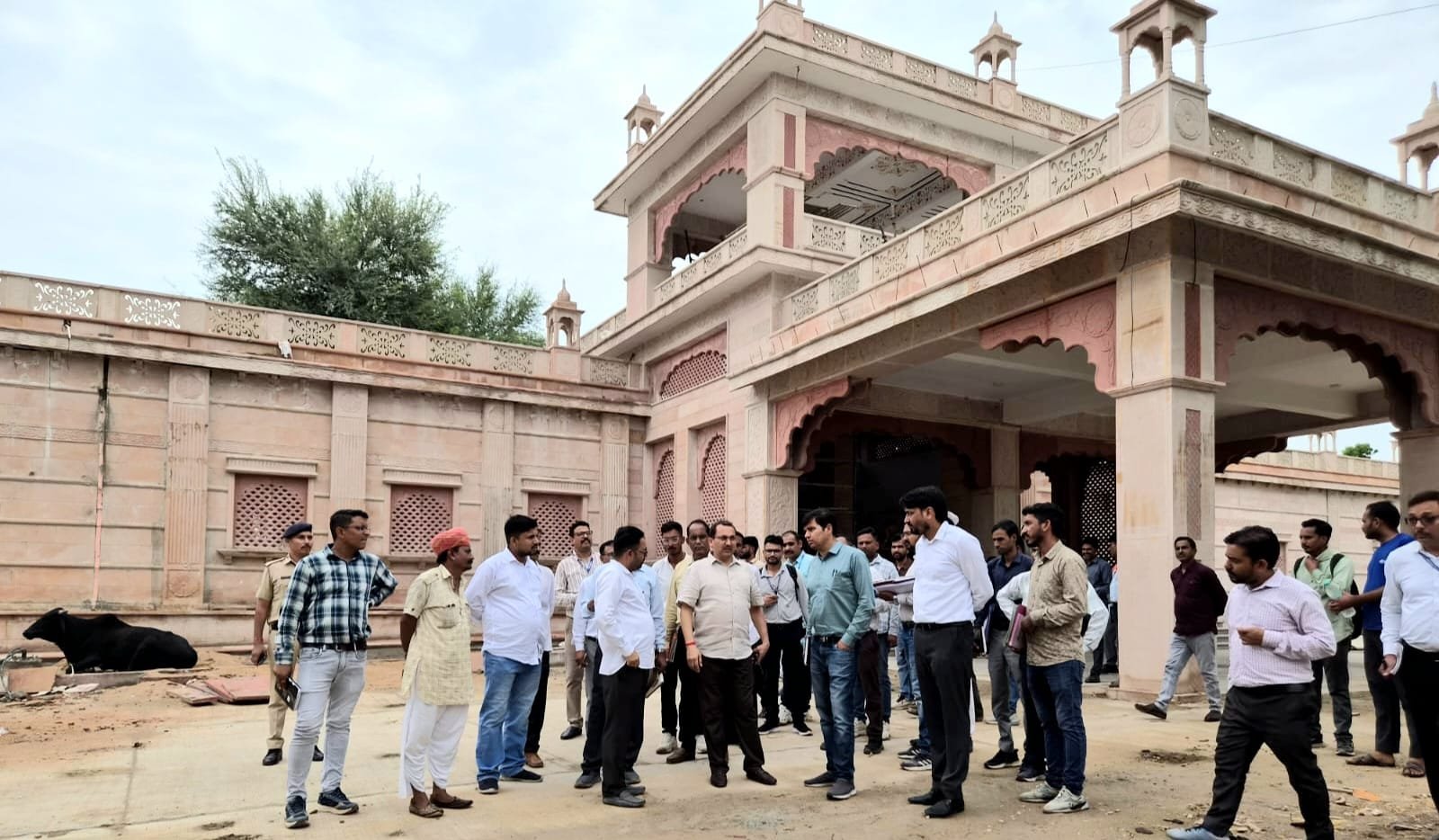 डीआरएम ने डेगाना व रेन स्टेशन के पुनर्विकास कार्यों का किया निरीक्षण