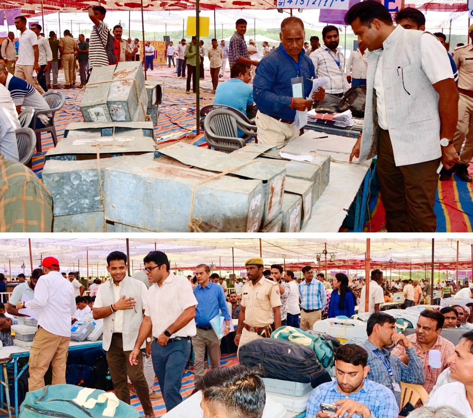 द्वितीय चरण के लिए 382 मतदान दल रवाना