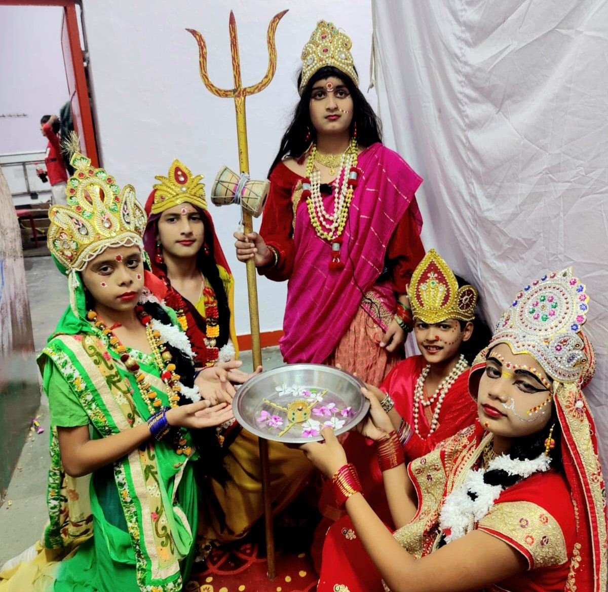 हल्द्वानी: सुभाष नगर रामलीला में नन्हे कलाकारों ने मोहा मन