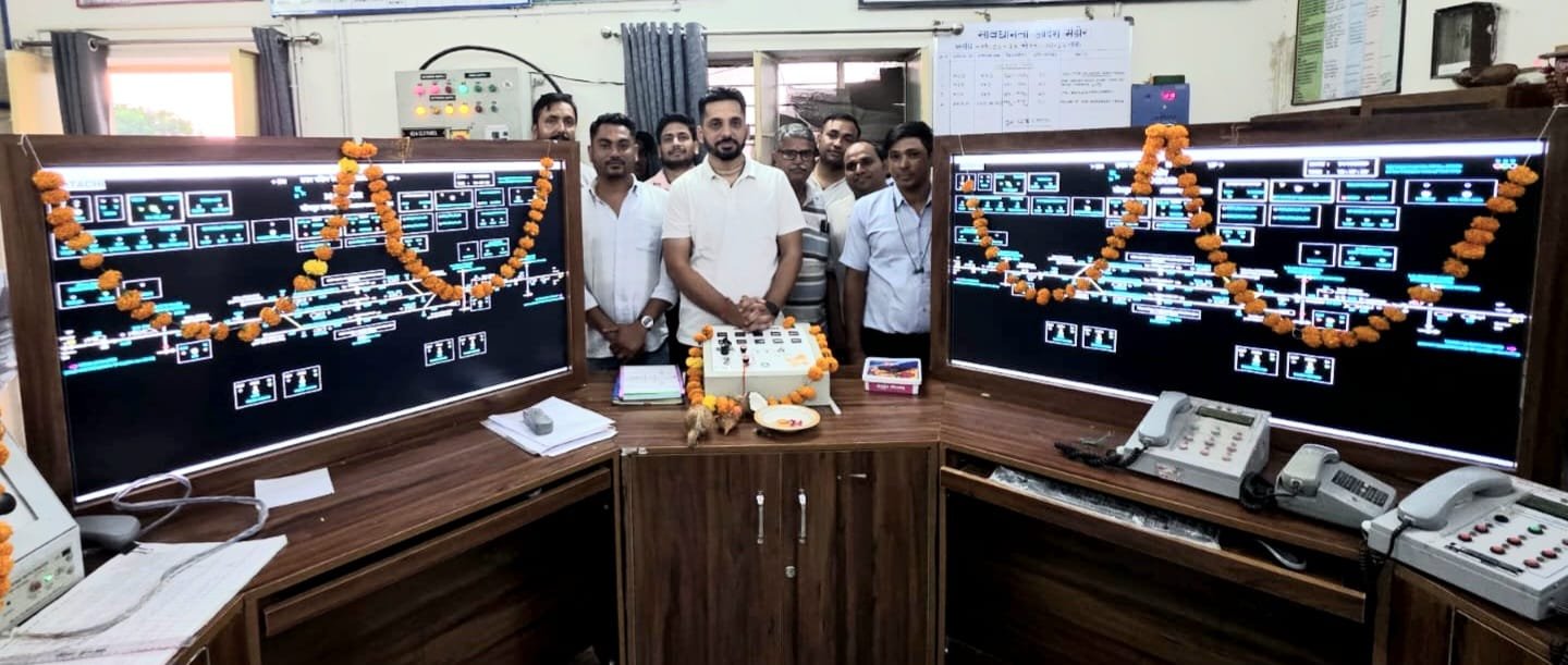 मंडोर स्टेशन पर ड्यूल वीडीयू सिस्टम प्रारंभ