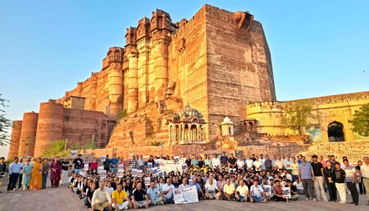 300 से अधिक प्रतिभागियों ने लिया मेहरानगढ़ जियोहैरिटेज वॉक में हिस्सा