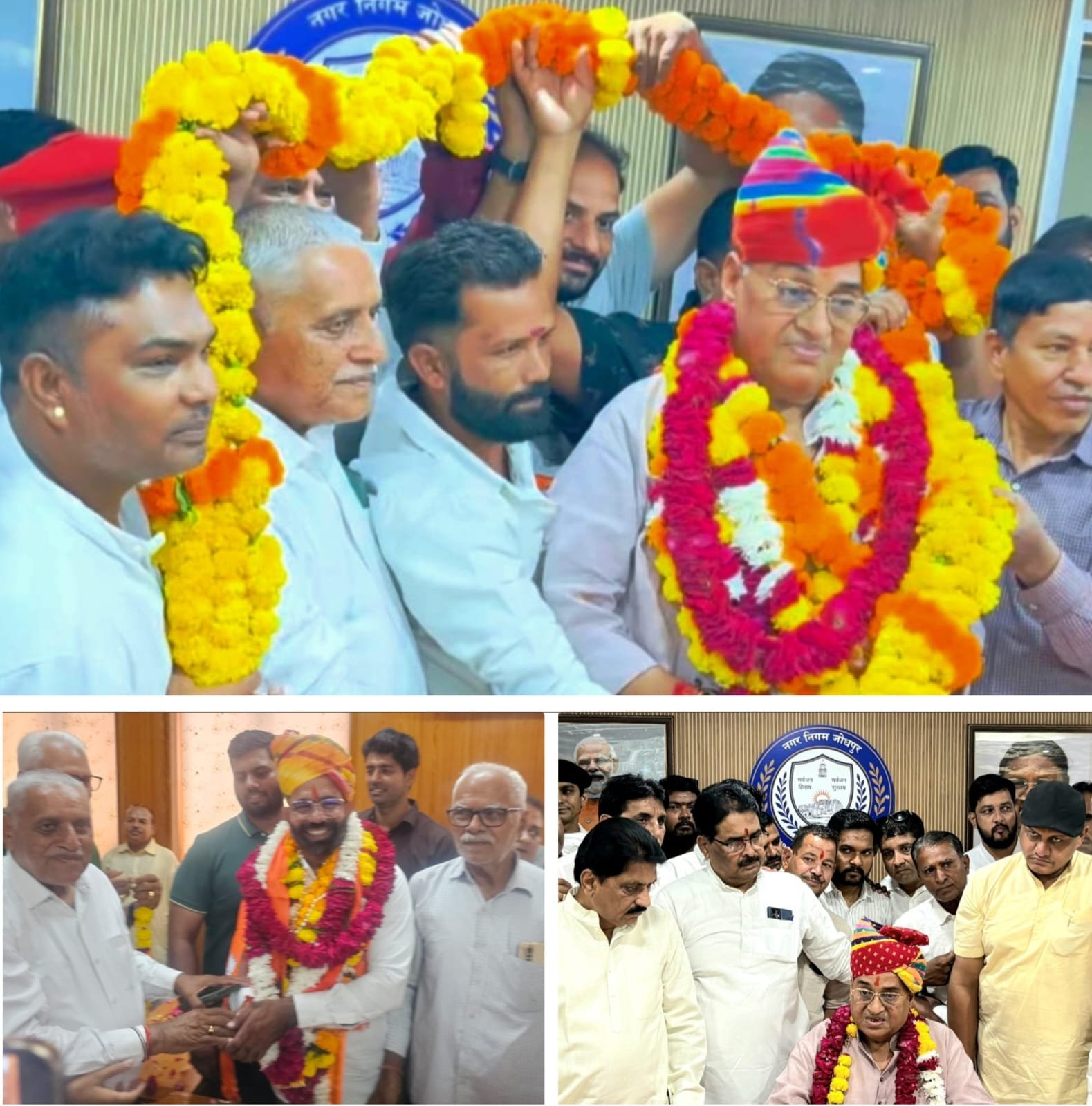महापौर ने विधिवत शुरू किया काम,उप महापौर ने संभाला पदभार
