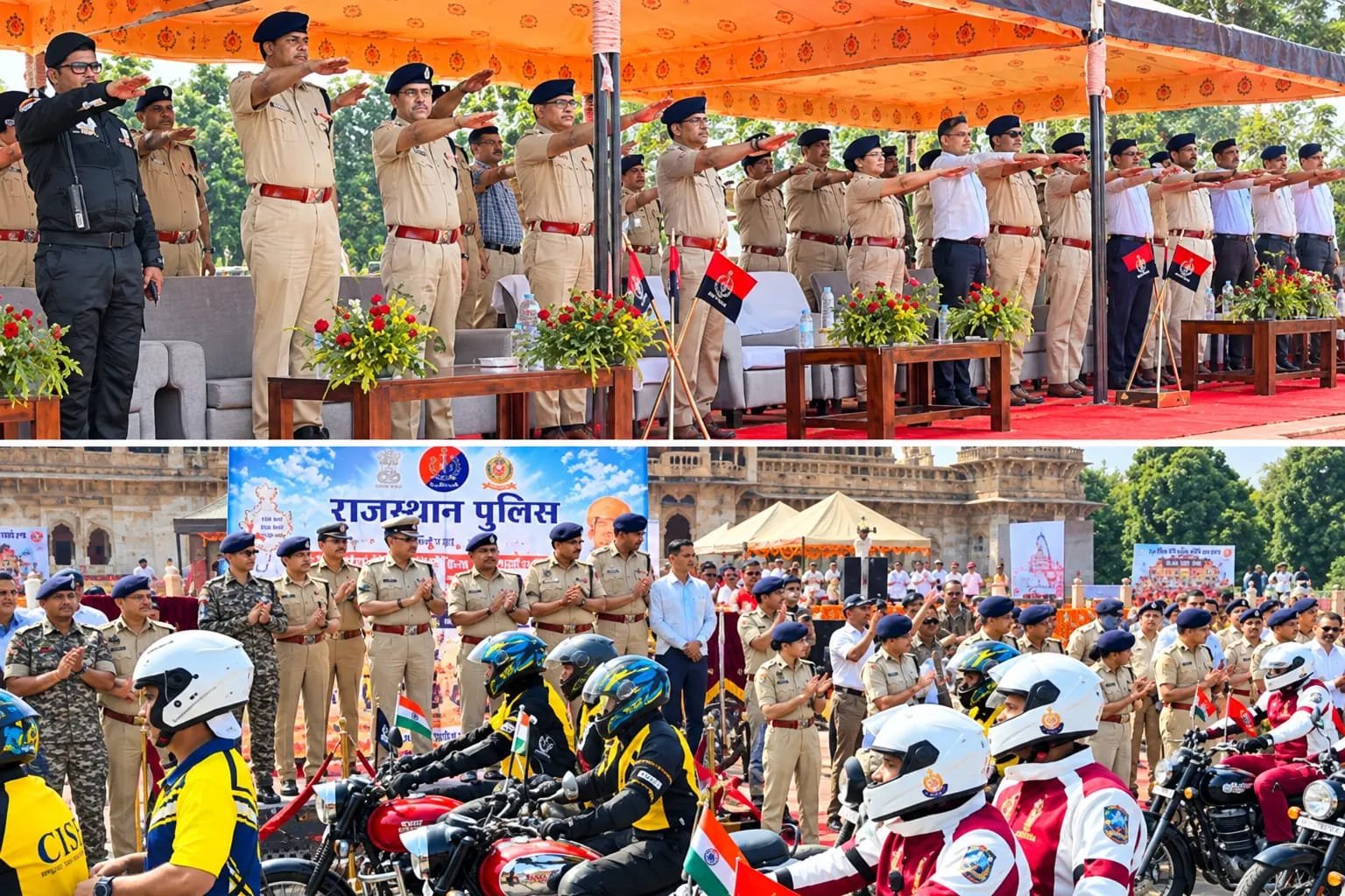 राष्ट्रीय एकता मोटर साइकिल रैली ने दिया नशा मुक्त भारत का संदेश