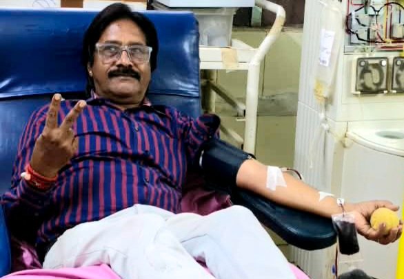 आपातकाल में 137वां रक्तदान मरीज को मिला जीवनदान
